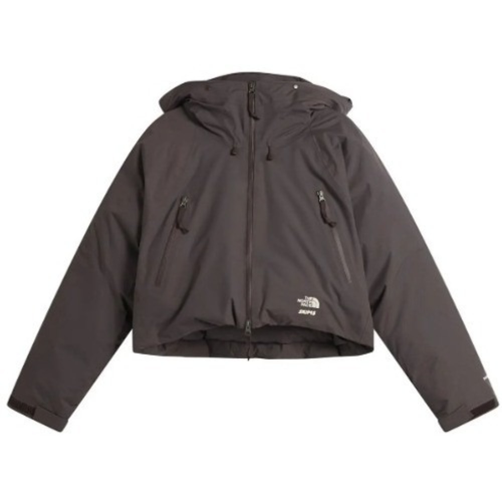 The North Face X Skims Crop Insulated Jacket Phoenix Brown Large NF0A88ZJ